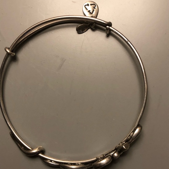 Alex and Ani silver OHM adjustable bangle. Looks great worn in a “stack” - Picture 4 of 4